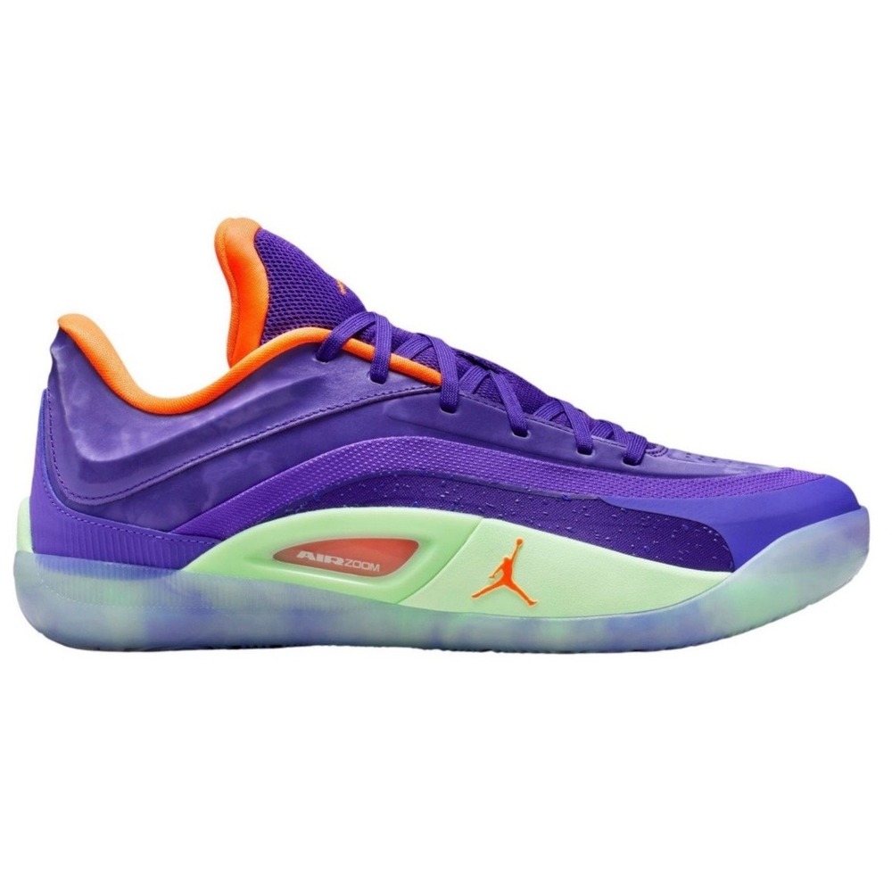 Jordan Zion 4 Air Zoom Basketball Shoes Purple Orange Men's‎ 9.5 NWOB